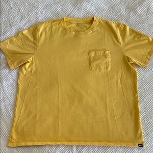Vineyard Vines Yellow Pocket Tee